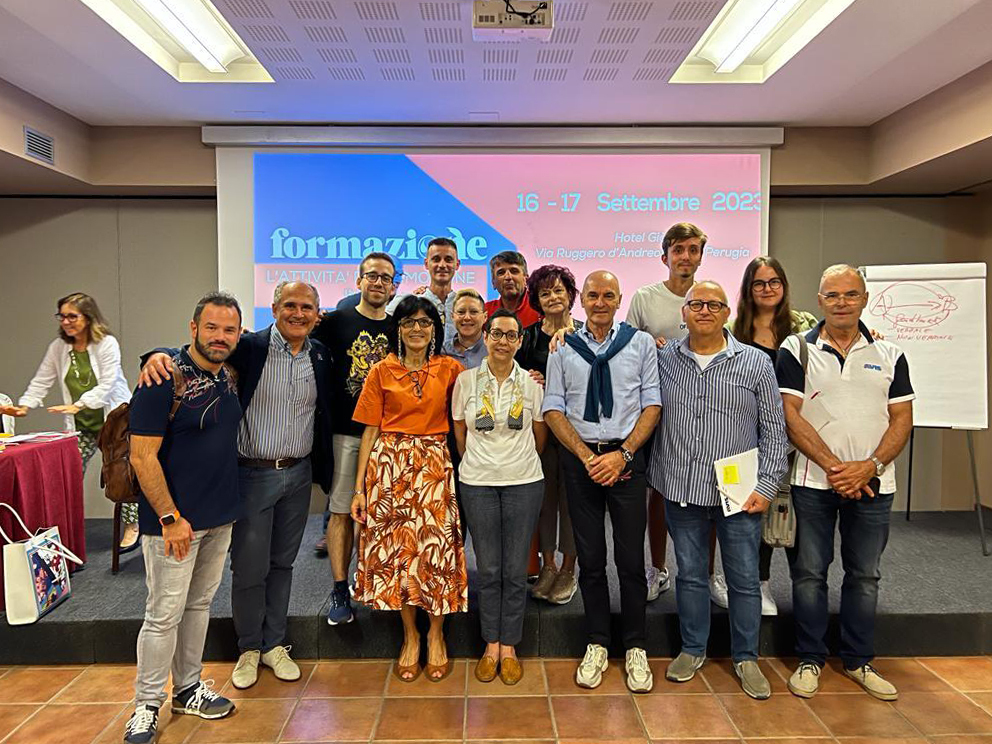 La delegazione di Avis Marche al corso formativo di Perugia