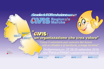 La locandina dell'evento di formazione per dirigenti avisini