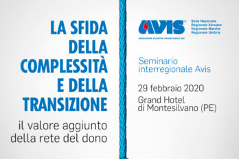 La locandina del seminario interregionale di Avis